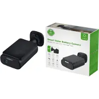 WOOX R8482 Smart Solar Battery Camera voor buiten | Zwart | 2.5K QHD