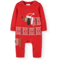 Boboli Knitted Play Puppy Lange Mouw Pelele
