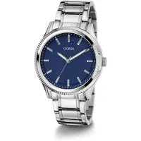 GUESS Analoog horloge 'DEX' navy / zilver