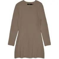 Vero Moda Gebreide jurk 'VMJosanna' mokka