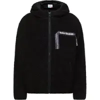 Carlo colucci Fleece jas zwart / wit