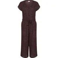 Kaffe Jumpsuit 'Beathe' kastanjebruin / zwart
