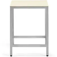 Valerie Objects Alu Bar Kruk van Muller Van Severen Ivory | S