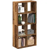 vidaXL Kamerscherm / boekenkast 69,5x29x137,5 cm hout oud houtkleur