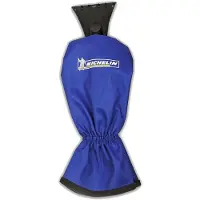 Michelin IJskrabber - Ruitenkrabber met handschoen - 10 cm blad - Blauw