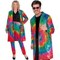 Hobby Hall Pailletten Jas Hippie Tie Dye