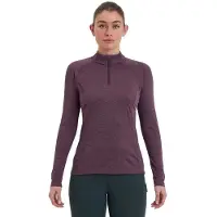 Montane T-shirt met lange mouwen en rits voor dames