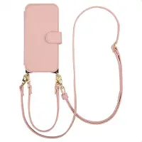 Selencia Riva Bookcase met MagSafe en Koord voor de Apple iPhone 17 - Old Pink