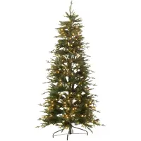 J-Line kerstboom 300Led Pampa - kunststof - groen - medium