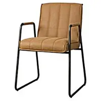 Tower Living Santo Armstoel - fabric Miami 004 cognac