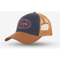 Scippis Rokewood Cap – Lichtgewicht Trucker Cap met Voorgebogen Klep en Solide Kleuren