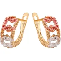 Gaya Oorbellen brons / goud / zilver