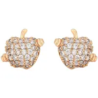 NAEMI Oorbellen goud / transparant