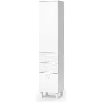 Vicco Badkamerkast Sola Wit 40.2 x 192.4 cm met deur en laden, Model 40816