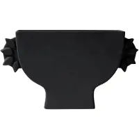 DBKD Flat Vaas Small Zwart - Vazen Keramiek Black - 20251201BL