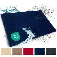 Floordirekt Schoonloopmat Nasa - Zachte & Waterabsorberende Deurmat - Donkerblauw 86 x 150 cm - Voor Binnen & Buiten - Antislip Onderzijde - Verkrijgbaar in 5 Kleuren & 8 Maten