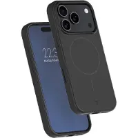 FORCE CASE , Hoesje geschikt voor iPhone 17 Pro - Siliconen MagSafe Compatibel Anti-Shock 2m, Zwart