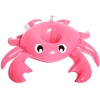 Swim Essentials Opblaasbare Bekerhouder Rode Krab rood/zwart