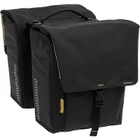 New Looxs Dubbele fietstas Tulum MIK 32 liter 35 x 17 x 37 cm - Zwart