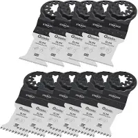 Qblades STARLOCK MULTIZAAGBLADENSET VOOR HOUT 11-DELIG SL93 SET 10+1ST