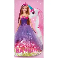 Barbie Strandlaken - 70x140 cm - Roze
