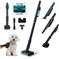 Cecotec 08399, 2-in-1 steelstofzuiger, zonder zak, zwart, voor droog gebruik, mechanisch, op batterij
