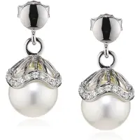 Orphelia Dames 925 Sterling Zilveren Oorbellen - Zilver ZO-5029