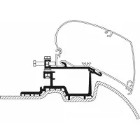 Thule Adapter Merc. Sprinter/VWCrafter - Montage adapters van Thule
