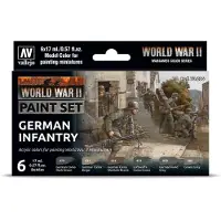 Vallejo val70206 - Model Color - German Infantry Color Set 6 x 17 ml