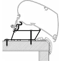 Thule Luifel Adapter Malibu Dak 4,5 m