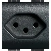 Legrand L4164/13 Contactdoos Living&Light Antraciet 1 stuk(s)