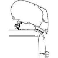 Thule Hymer 2013 Nova Dak Adapter 4.5m