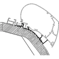 Thule Carthago C-Line Adapter >2014 550