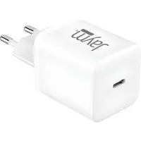 Jaym , USB-C oplader met GaN technologie, 45W Power Delivery, compact, wit