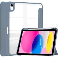 IMoshion Trifold Hardcase Bookcase voor de Apple iPad 11 (2025) 11 inch A16 / iPad 10 (2022) 10.9 inch - Paars