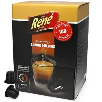 Chef Rene | Lungo Milano - 100 capsules pour Nespresso