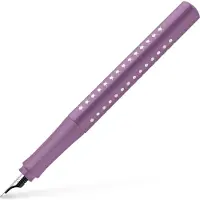 Faber-Castell vulpen - Grip Sparkle - M - violet - FC-140877