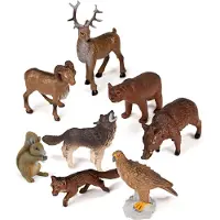 Miniland Animal Figures Forest 8 Units Veelkleurig Kinderen