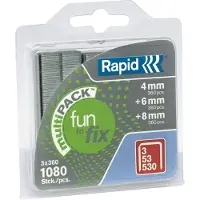 Rapid Nieten 24/6 RVS superstrong 1000 stuks