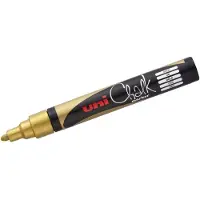 Uni-Ball Krijtstift Chalk rond goud | 1 stuk | 6 stuks