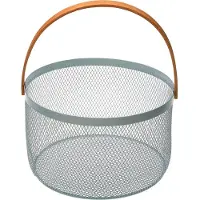 Versa Fruitschaal Aguamarina Metaal (25 x 30 x 25 cm)
