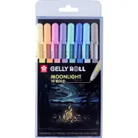 Sakura Gelly Roll set - Moonlight 10 pastel - 8 stuks