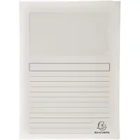 Exacompta L-map Forever | voor ft A4 | pak van 25 stuks | wit