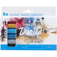 Ecoline Duotip marker set Urban Landscape | 6 kleuren