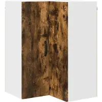 vidaXL Vaatwasserpaneel Kalmar Rook Eiken 57 x 57 x 80 cm Bewerkt hout