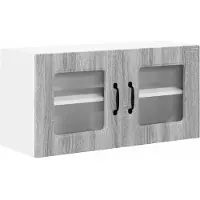 vidaXL Vaatwasserpaneel Kalmar Grijs Sonoma 80 x 31 x 40 cm