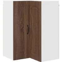 vidaXL Vaatwasserpaneel Kalmar Bruin Eiken 57 x 57 x 80 cm