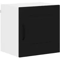vidaXL Vaatwasserpaneel Kalmar Zwart 40 x 31 x 40 cm Bewerkt hout