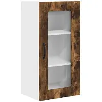 vidaXL Vaatwasserpaneel Kalmar Rook Eiken 40 x 31 x 80 cm Bewerkt hout