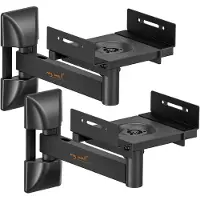 My Wall luidspreker muurbeugel set | klembevestiging | tot 25 kg | zwart
